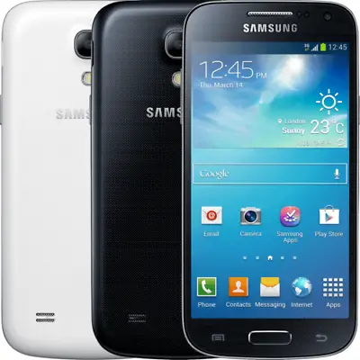 BRAND NEW Samsung Galaxy S4 Mini GT-I9195 White/Black  8GB Smartphone-WARRANTY • £34.99