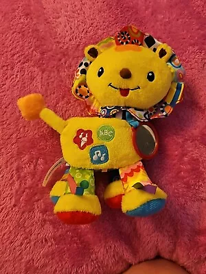 VTech Lion Crinkle Music Learn Toy For Stroller Baby Development Songs & Color  • $11.99