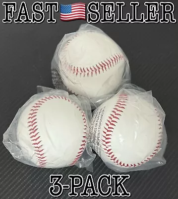 3-Pack Baden Blank Autograph Baseball Balls Official Size Signature Ball • $14.09