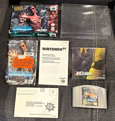 Shadow Man Nintendo 64 N64 Complete In Original Box W Manual & Registration Card • $49.99