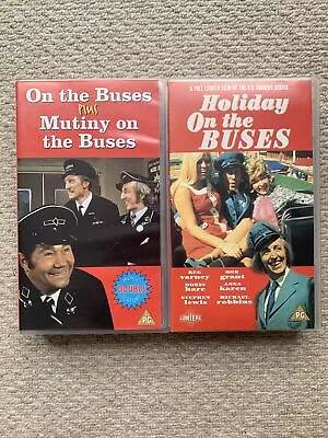 On The Buses Vhs Tapes X 2 (including Holiday On The Buses) • £9.99