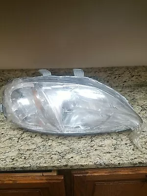 NOS Depo 217-1131 R Headlamp With Moulding Honda Civic Ferio 99-00 Crystal Dome • $69.99