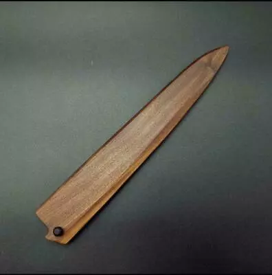 Japanese Chef Knife Sheath Wood Saya Shasimi Yanagiba Case Knife Holder Guard Ba • $47.29