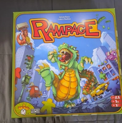 $39.99 • Buy Rampage Board Game Repos Production City Excellent Condition Complete