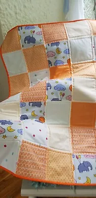 Handmade Patchwork Baby Quilt • £25