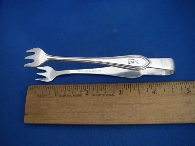 $111.38 • Buy Vintage LEHIGH VALLEY RAILROAD Silverplate SUGAR TONGS-Holmes & Edwards