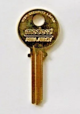 Medeco Key Blank Cam Lock Level 1 Original Blank-New Style Nickel Silver • $8