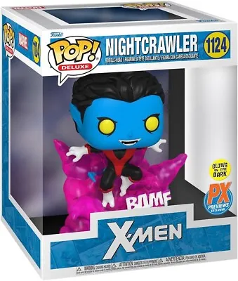 Funko Pop! Deluxe Marvel X-Men Nightcrawler Glows In The Dark - New • £24.99