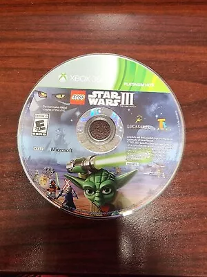 Lego Star Wars III 3 The Clone Wars (Xbox 360) NO TRACKING - DISC ONLY #A1217 • $7.49
