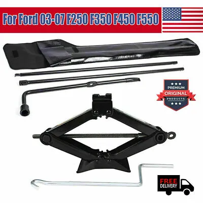 For Ford Super Duty F250 F350 F450 F550 Spare Tool Kit Scissor Jack Lug Wrench • $66.38