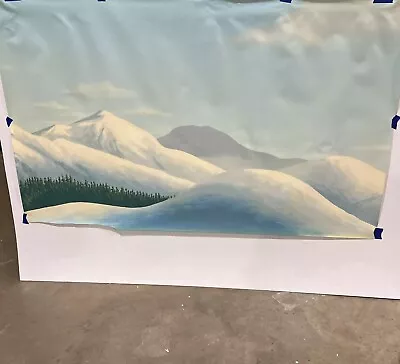 5’X3’ Model Train Layout Backdrop Scenery Hand Painted By Local Artist • $159