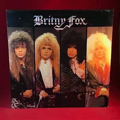 BRITNY FOX Britny Fox 1981 Dutch Vinyl LP + INNER Girlschool Save The Weak Debut • $56.14