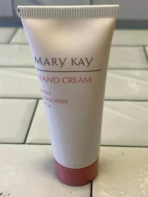 Mary Kay Hand Cream Sunscreen SPF 4 NEW .75 Oz Women Skin Face Hands Arm Legs • $7.69