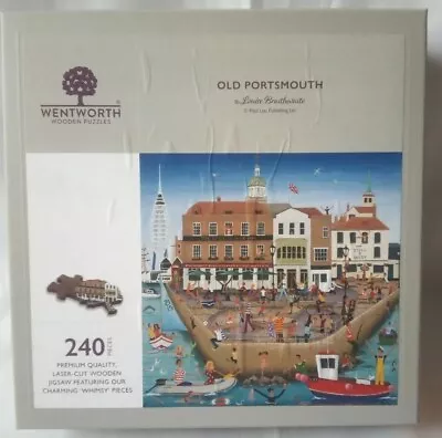 Wentworth Old Portsmouth Louise Braithwaite 240 Piece Wooden Jigsaw Puzzle Rare • £49.99