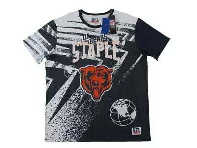 NFL Staple NEW Chicago Bears Da Bears All Over Print Mens XL Streetwear T-Shirt • $23.99