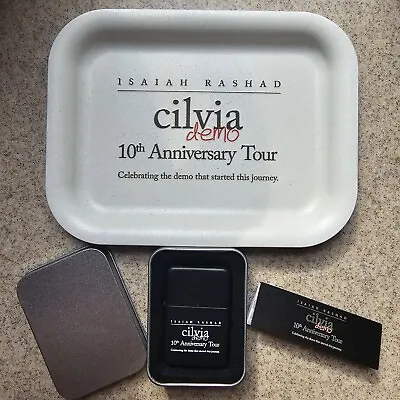 Isaiah Rashad Cilvia Demo 10th Anniversary VIP Merch Rolling Tray Papers Lighter • $129.99