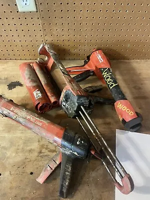 LOT OF 3HILTI Manual Epoxy Gun Dispense 2ea HDM 500 1ea MD2500 • $30