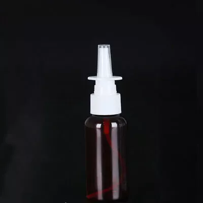 2Pcs Portable Empty Nasal Pump Spray Bottle Plastic Mist Nose Bottle 10/30/50ml • £3.78