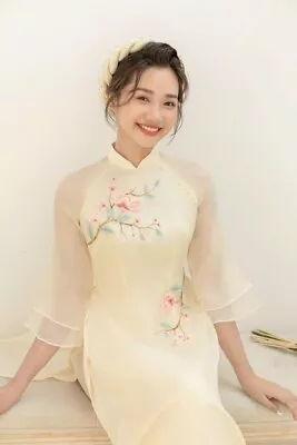 Pre-order Vietnamese Ao Dai For Women Vietnamese Ao Dai Ao Dai Viet Nam • $45