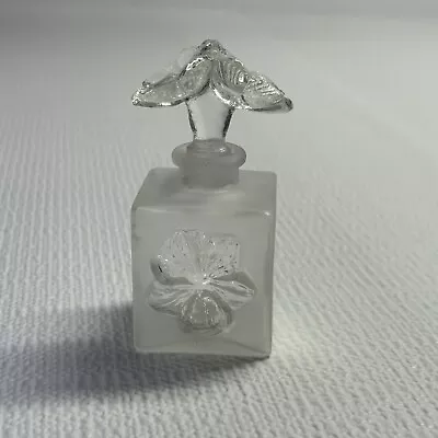 Vintage I. W. RICE & Co. Empty Refillable Perfume Bottle Floral • $15