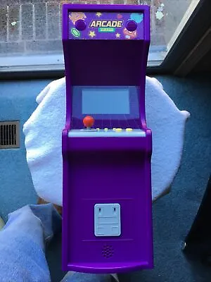 Arcade Retro Game With 100 Games In 1 18 H Purple ARCADE MACHINE TESTED WORKS • $10