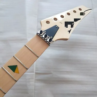 Maple Electric Guitar Neck 24 Fret 25.5inch Maple Fingerboard Inlay Ibanez Style • $75.99