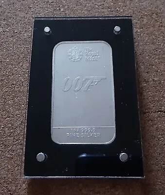 2 X 1 Oz Royal Mint Silver Bar Perspex Display Frames.NO COINS • £9.99
