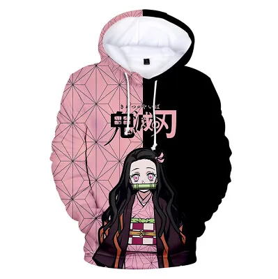 $34.99 • Buy Kamado Nezuko Demon Slayer Anime 3d Printing Hoodie Sweatshirts Unisex Coat