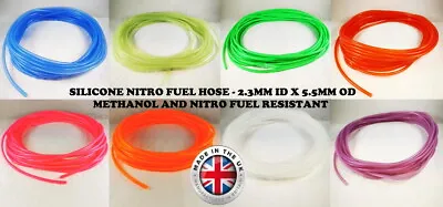 RC Silicone Fuel Line Oil Tube Fuel Pipe Hose For Gas Engine Nitro Engine Glow • £3.99