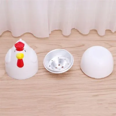 Cooking Microwave Home Appliance Egg Boiler Kitchen Chicken Shaped Cooker • £4.60