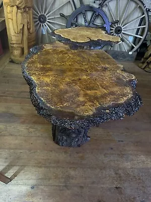Wooden Maple Bird Eye End Table • $600