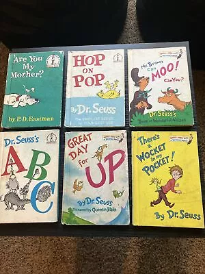 Dr. Seuss Early Learning Vintage Lot Of 6 Books • $19.99