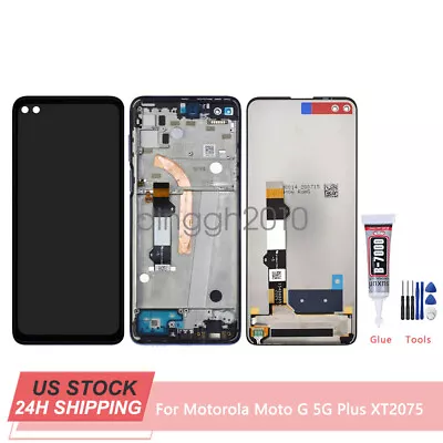 OEM For Motorola Moto G 5G Plus / One 5G XT2075 LCD Touch Screen Assembly ±Frame • $36.92