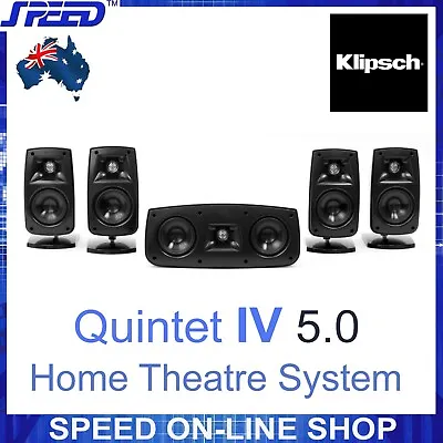 Klipsch Quintet IV Home Theatre 5.0 Speakers System (with Warranty) • $500