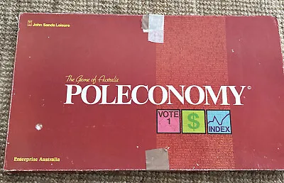 Rare 1980 Vintage Poleconomy - The Game Of Australia Board Game By John Sands • $86.78