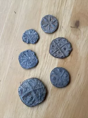 Old Antique Lead Bale Seals Metal Detecting Finds Found With Detector • £8