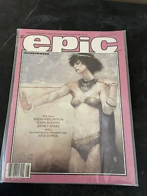 Epic Illustrated #25 - August 1984 - Jeffery Jones Cover Art - Marvel Magazine • $9.99