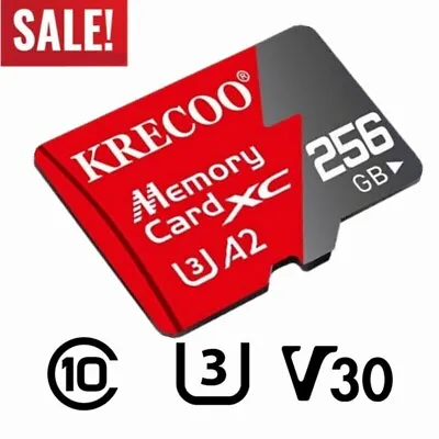 Micro SD Card Ultra Memory 256GB 128GB TF For Phone Tablet Dash Security Camera • $3.59