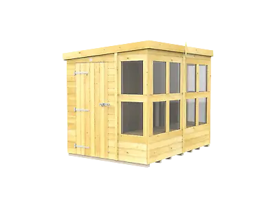 Total Sheds Pent Potting Shed Pressure Treated Tanalised Timber Shed • £1609.97