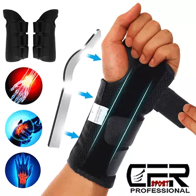 £12.29 • Buy Breathable Wrist Support Splint For Sprains Injury Carpal Tunnel Arthritis Pain
