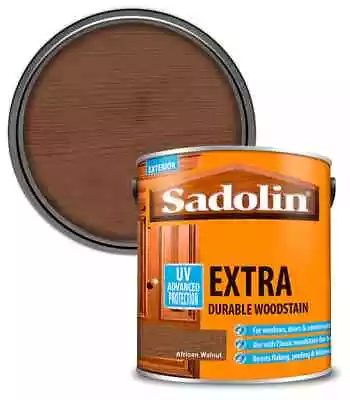 Sadolin Extra Durable Woodstain Exterior Softwood Hardwood Wood Stain 1L Colours • £22.69