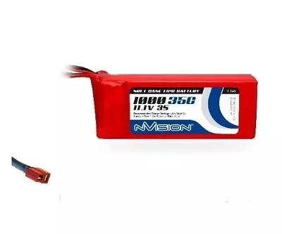 11.1V 1000mAh 3S 35C LiPo Battery Pack With Deans Connector • $34.95