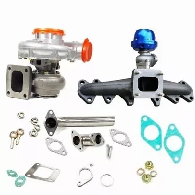 Oil Turbo+Exhaust Manifold+Wastegate +Pipe For Toyota Supra JZA80 JZS147 2JZ-GTE • $579.04