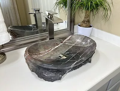 Marble Sink / Stone Sink / Vessel Sink / Bathroom Sink / Vanity Sink / Bowl Sink • $549