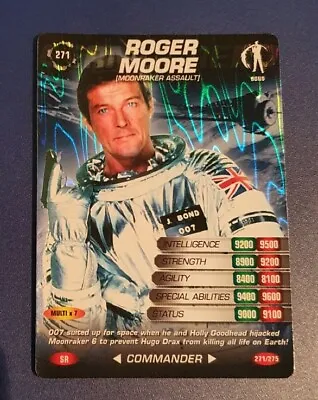 £1.25 • Buy Trading Card Foil 007 Spy # 271 SR Rare James Bond Roger Moore Moonraker Assault