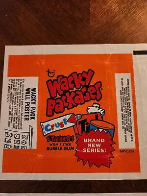 1974 Topps Wacky Packages Orange Wrapper Rare  • $7.95