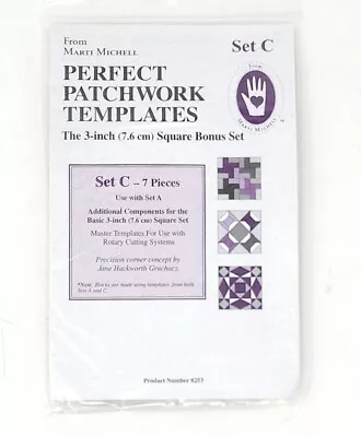 Marti Michell Perfect Patchwork Template-Set C Set - 7/Pkg • $12.99