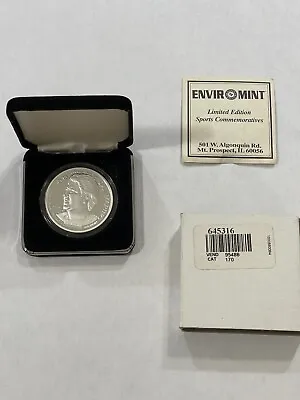 Dan Marino Commemorative 1 Troy Oz .999 Silver Limited Edition Coin With Box COA • $69.99