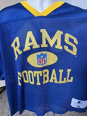 ST. LOUIS RAMS Vintage 1995 STARTER BRAND NFL Practice Jersey! Size 52 XL! LOOK! • $39.99