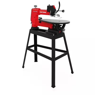  Craftsman18-In 1.3-Amp Variable Speed Corded Scroll Saw W/ Blade & Steel Stand. • $401.48